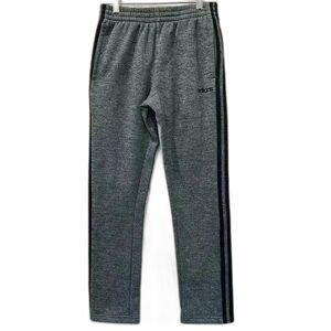 Adidas Boys Grey and Black Sweatpants Size Medium 10/12